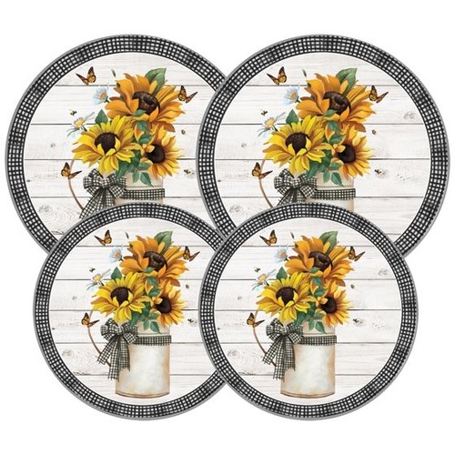 4pcs round steel stove - steel, burner